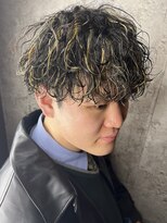 ロンド クラン 岡崎(Lond Clan)&nbsp;ハイライト_波巻きパーマ_メッシュ