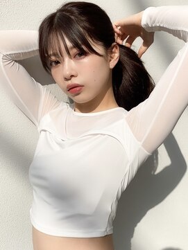 フレーム 博多店(FRAME) 【FRAME博多】大人可愛い前髪×艶髪ロング