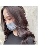 エストアール フクオカ 福岡博多店(est-r. Fukuoka)&nbsp;バイオレットブラウン×フレーミングハイライト