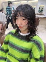 ネオリーブアイム 横浜西口店(Neolive aim)&nbsp;レイヤーカット個性派パーマ♪ 【横浜】