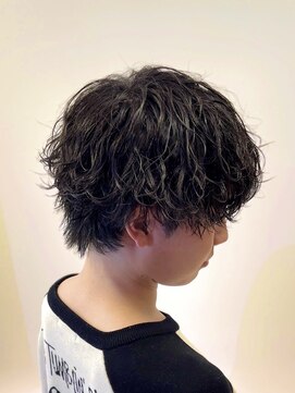 リンダ(LYNDA) 波巻きスパイラル/ダースアッシュ/仙台/メンズショート