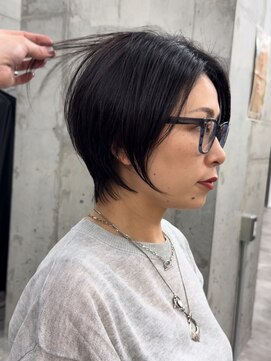 アロ 大阪梅田(alo) 【松本聖】ショートボブ ハンサム《大阪梅田》