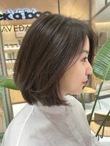 ピークアブー アヴェダ 池袋東武(PEEK-A-BOO AVEDA) ふんわりまとまりボブ