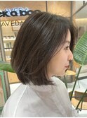 ふんわりまとまりボブ