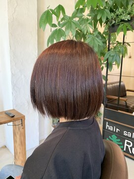 ルポ(Rupo) ショートボブ×ピンクブラウン