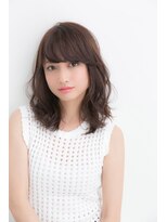 ラフ フロム ガーデン(Laf from GARDEN)&nbsp;ゆるパーマ/大人ウエーブヘア/ふんわりミディアム/伸ばしかけ