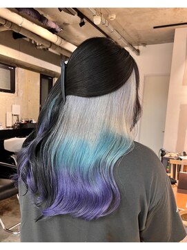 エインアンリー 明治神宮前(AIN.ANLY.) インナーカラー/デザインカラー/ハイトーンカラー/ダブルカラー