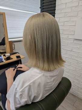 パラッチ 甲東園店(Palacchi) ハイトーンミルクティー×外ハネボブ大人可愛い20代30代40代50代