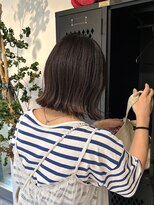 ヲタク(wotaku.)&nbsp;オリーブカラー透明感カラーくすみカラーグレージュ切りっぱなし