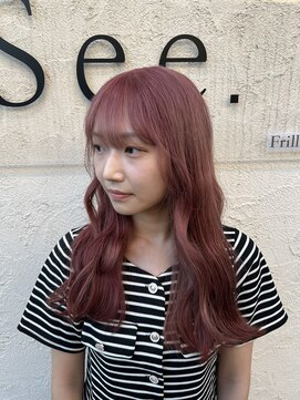 シー(See.) 1ブリーチでできるピンクベージュカラー