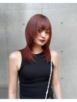 ヴァーディ オモテサンドウ(Vardy omotesando)&nbsp;前髪/秋カラー/暖色/レイヤー