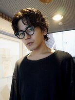 マイロ(mailo) シャドウパーマセンターパートウルフ