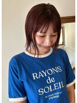 トッテ.. 暖色カラー　ボブ