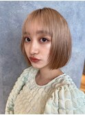 メルティカラーフェミニンロング似合わせカット