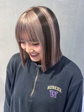 アルバム 池袋(ALBUM) 似合わせカットホワイトブロンドマロンベージュ_ba540851