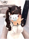立体リボンツイン【クランソア】ヘアメ/ヘアセット/心斎橋