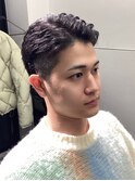 リクルート清潔感ショートスタイル７：３パートアップバング