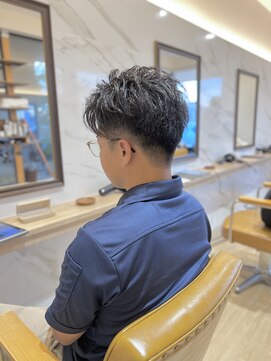 ラポールヘアー(rapport hair) 刈り上げ×ニュアンスパーマ*