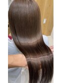 20代30代40代髪質改善肩ラインミルクティベージュ透明感