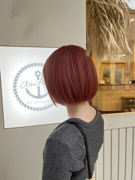 アンカーバイナチュラル(anchor by natural) ボブ/ピンクヘア/ブリーチ