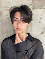 サイン メンズ 表参道(SIGN men's)&nbsp;フェザーパーマダウンパーマニュアンスパーマセンターパート
