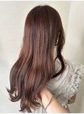 【イノアカラー×ラベンダーベージュ】レイヤーカット/韓国巻き