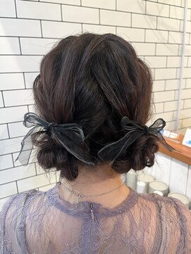 オーブ ヘアー リリー 博多2号店(AUBE HAIR lily) ふわふわツインお団子♪♪