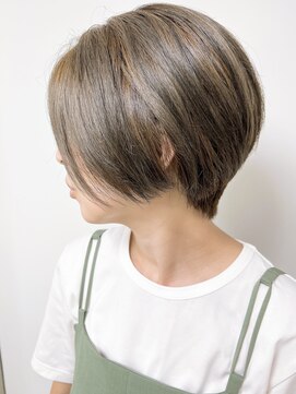 モリオフロムロンドン 原宿本店(morio from London) 【morio原宿】グレージュショート