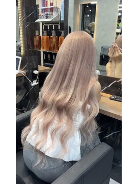 ラピス 大阪心斎橋店(Lapis) ホワイトピンク/シールエクステ/エクステハイライト