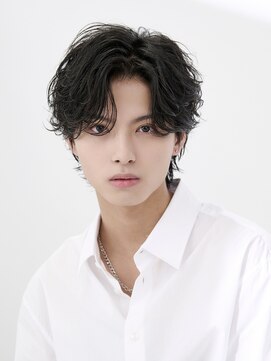 レガシー(REGASEA) フェザーパーマ カルマパーマ センターパートウルフ