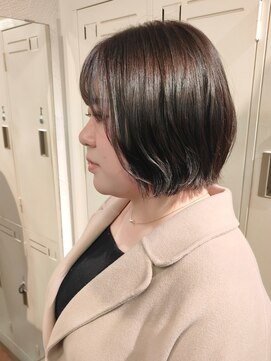 エスク オブ ヘアー(SQ of hair) ショートボブ×秋色 オリーブグレージュ