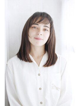 ラピス 新宿店(Lapis) 《30代～大人透明感》白髪ぼかしハイライト＋艶カラー[新宿]