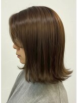 美容室9A&nbsp;外ハネボブ×透明感アッシュブラウン