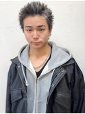 小川/高田馬場メンズスパイキーショート刈り上げなし