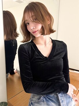 ジルブラン 横浜関内(JIL BLAN) ハイライト白髪染め白髪ぼかしショートボブレイヤー40代横浜関内
