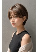 耳かけ丸みショート/大人女性/OLさん/学生さん/20代/30代/40代