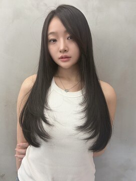 ロンドルーチェ 心斎橋(Lond luce) グレージュ×ハッシュカット［髪質改善/縮毛矯正/レイヤー］
