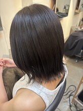 STEP4 大人女性のための“艶カラー”で上品な仕上がりを