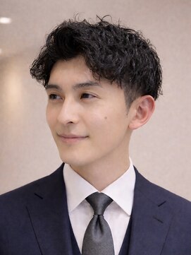 ヨシザワインク プレミアム 横浜 桜木町店(YOSHIZAWA Inc. PREMIUM) ツイスパ波打ちスパイラルパーマ色気メンズゆるめパーマ理容室