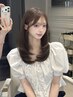 【杉澤指名限定】学生限定　顔まわりカット+カラー+3STEPトリートメント