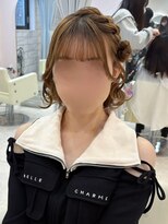 アリエス 大宮駅西口店(Aries)&nbsp;サイド編み込みお団子