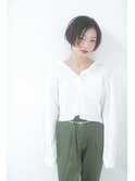 ヘルシー黒髪ショートボブ