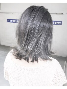 ヘアーアンドアトリエ マール(Hair&Atelier Marl) 【Marl】コントラスト強めのハイライトグレージュカラー♪