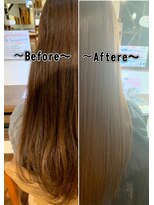 ピースリーヘア バイ カーサ(peathree.hair by CASA)&nbsp;高濃度水素トリートメント×ロングレイヤー