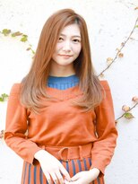 かきあげレイヤー　愛されヘアスタイル
