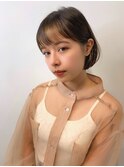 小顔おしゃれミニボブ