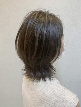 リフレアンドケア ミチ 幸町店(refre&care MICHI) 透明感アッシュ/ウルフボブ