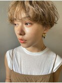 【PARK】シアーベージュ×ニュアンスマッシュ