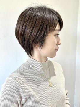 フォーク FOLK 【FOLK】透ける透明感ブラウン☆似合わせナチュラルショート♪