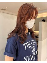 ガリカ 横浜(Gallica) 暖色カラー/オレンジベージュ 柔らかレイヤーカット